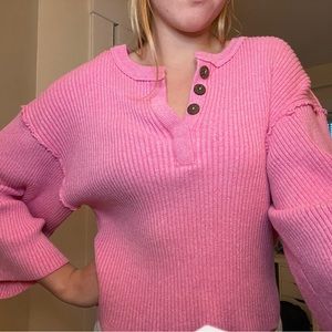 Pink urban outfitters sweater